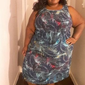 🌴Tropical Sleeveless dress 1X